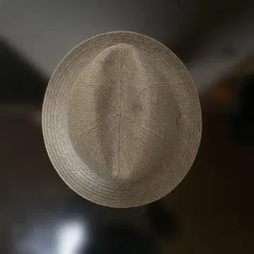 이탈리아제 Borsalino 실버 하운드 투스 페도라 햇