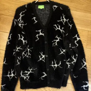 HUF CRACKED CARDIGAN 가디건 니트