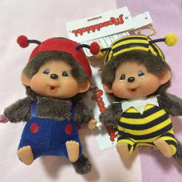 미사용 새상품 무당벌레 꿀벌 봉제 인형 몬치치 세키구치 초레어