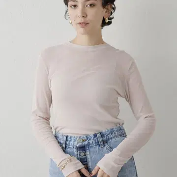 Whim Gazette 시어 플라이 크루넥 풀오버