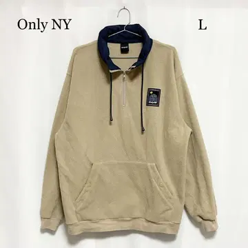0404 Only NY 하프 지퍼 플리스 L 사이즈
