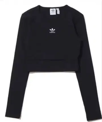 adidas 리브 롱 슬리브 T셔츠