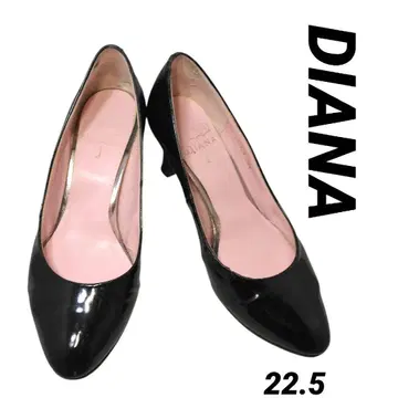 DIANA 아몬드 토 펌프스 22.5cm 굽 높이 약 6cm