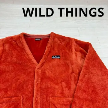 WILD THINGS 와일드 띵스 샤기 플리스 가디건