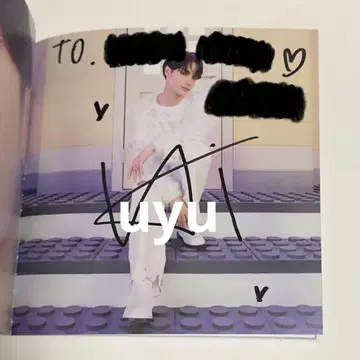 TXT 휴닝카이 친필 사인 BLUE HOUR