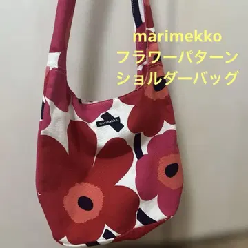 marimekko 플라워 패턴 숄더백