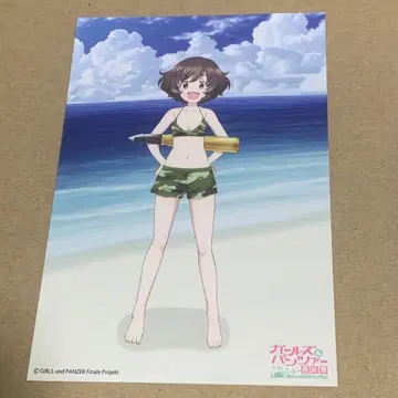 걸즈 앤 판처 걸판 엽서 아키야마