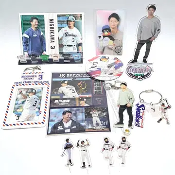 니시카와 하루키 굿즈 세트 도쿄 야쿠르트 스왈로스