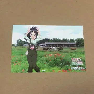 걸즈 앤 판처 걸판 엽서 오미타마 야마사토 아유미