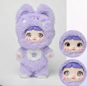 nommi QiQi 곰 봉제 인형 키링 보라색 5