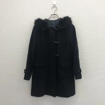 뉴요커 블랙 더플 코트 9호 출퇴근 깔끔한 포멀 가을/겨울