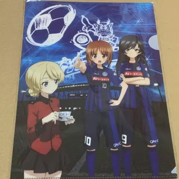 걸즈 앤 판처 걸판 미토 홀리호크 클리어 파일 다즐링