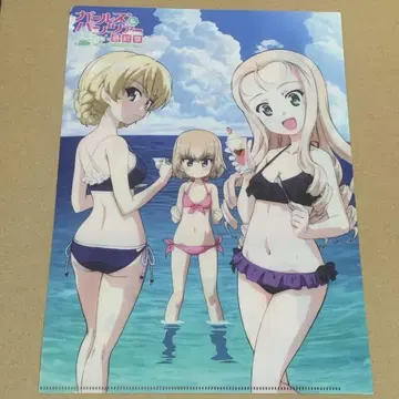 걸즈 앤 판처 걸판 다즐링 머리띠 마리 클리어 파일