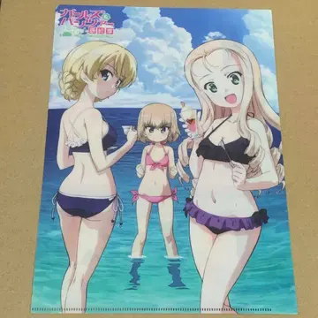 걸즈 앤 판처 걸판 다즐링 머리띠 마리 클리어 파일