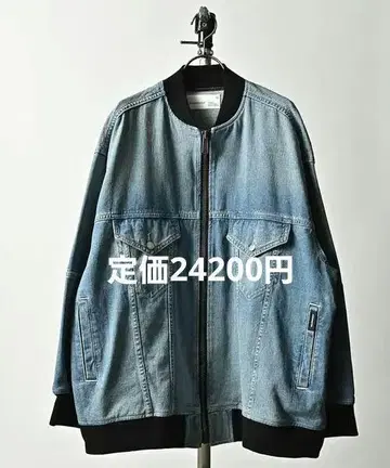 ADAMPATEK / looose denim MA-1 / 루즈 실루엣