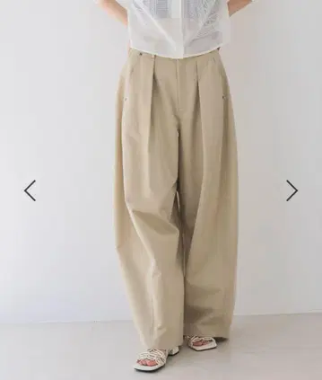 JEANASIS 배럴 레그 볼륨 팬츠