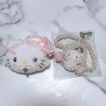 산리오 챠미 키티 헤어 클립 스트랩