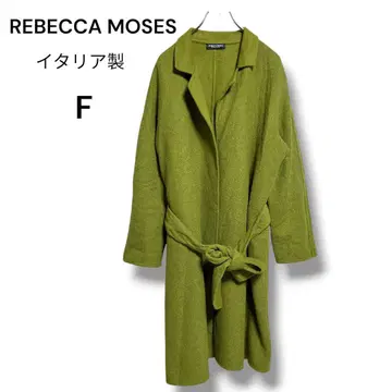 REBECCA MOSES 이탈리아제 울 혼방 롱 코트