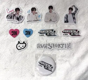 BTS JIN 진 RUNSEOKJIN 투어 굿즈 스티커