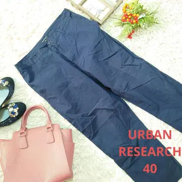URBAN RESEARCH 치노 팬츠 ( L ) 네이비/도트