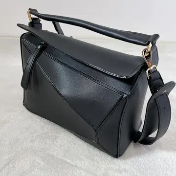 [ 새상품급 ] 퍼즐백 2way 숄더 인조 가죽 골드