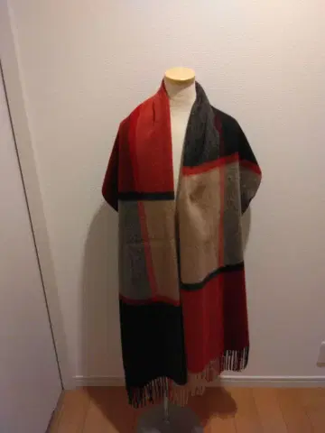 TWEEDMILL 울 두꺼운 원단 대형 스톨