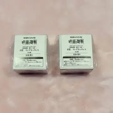 주술회전 세가 럭키 쿠지 B상 게토 스구루 반지 목걸이