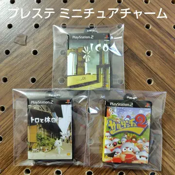 PlayStation 게임 패키지 미니어처 참 3종 익명 배송