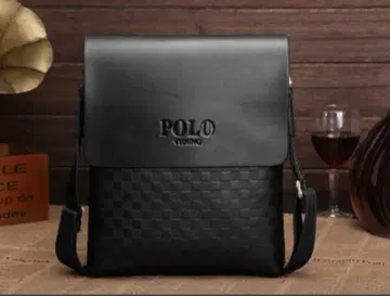 [ 한정 특가 ] POLO VIDENG 새상품 남성용 숄더백 블랙