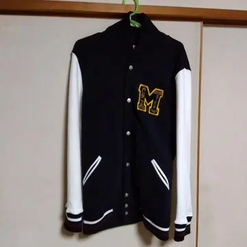M 남성용 프로덕션 바시티 자켓