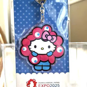 EXPO2025 미야쿠미야쿠 변신 아크릴 키링 스탠딩 헬로키티