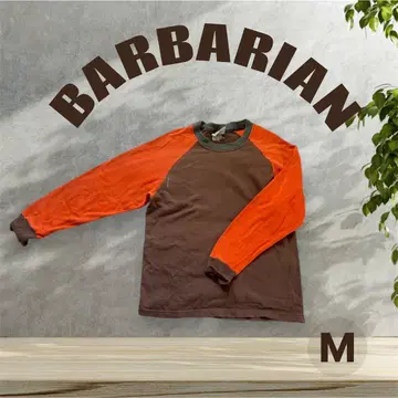 BARBARIAN M 사이즈 트레이닝복 오렌지/브라운