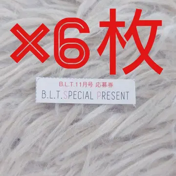 B.L.T. 2025년 11월호 폴라로이드 선물 응모권 6장