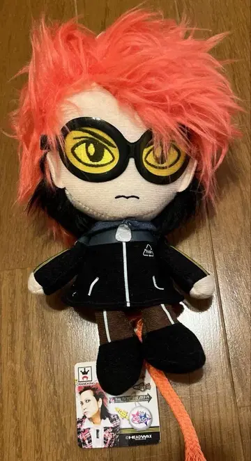 hide 봉제 인형 블랙 후드티