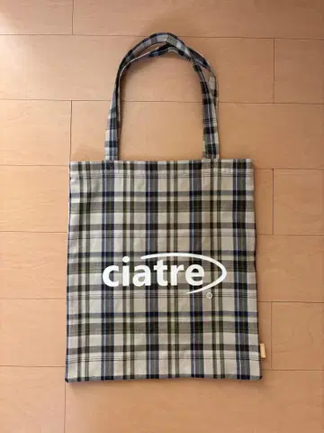 ciatre 체크 무늬 토트백