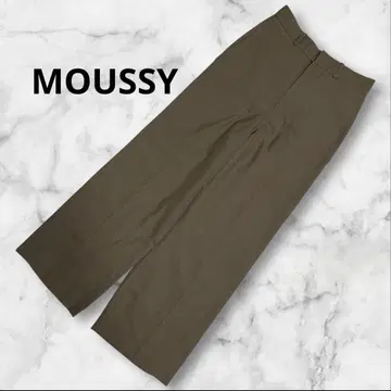 MOUSSY 스트레이트 트라우저 팬츠 1 브라운 S 상당