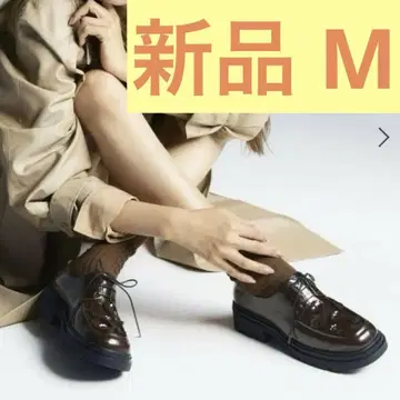 x LE TALON 두꺼운 밑창 플라워 레이스업 루 타론 블랙