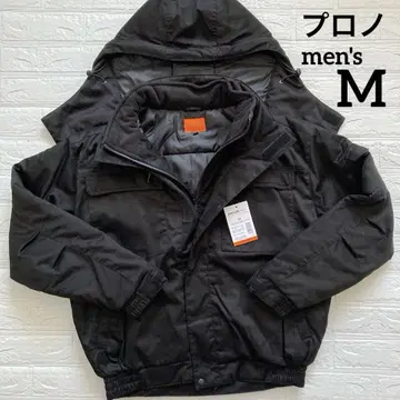프로노 블랙 후드 부착 자켓 M 블루종 블랙 겨울