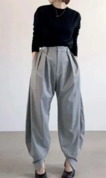 chieko+ Jasmine pants 사이즈 36 gray