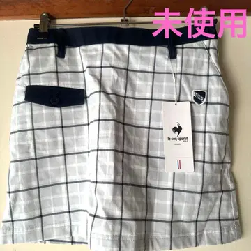 르꼬끄 스포르티브 여성용 스커트 체크 무늬