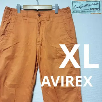 AVIREX 워크 팬츠 오렌지 XL AVIREX