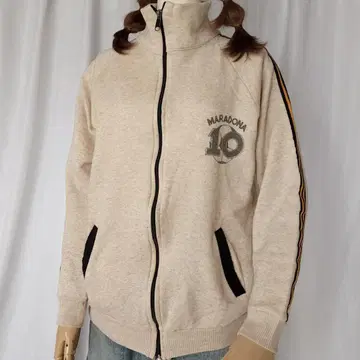 used S 상당 마라도나 10 집업 맨투맨 트랙 자켓