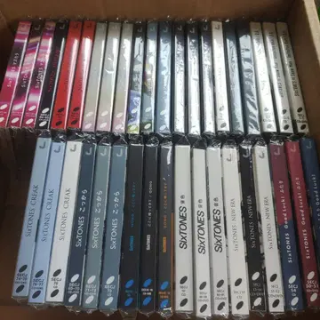 sixtones 1~13th 싱글 세트 CD, DVD 모음 39장