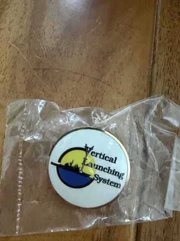 호위함 VLS Vertical Launching System 핀 배지