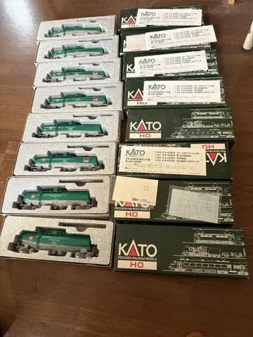 KATO HO 게이지 철도 모형 그린 컬러 세트