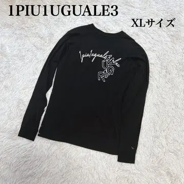 1PIU1UGUALE3 RELAX 사가 자수 긴팔 T셔츠