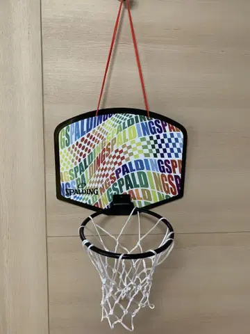 새상품급 스펄딩 SPALDING 농구 골대 실내용