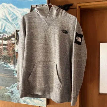 THE NORTH FACE 그레이 후드 맨투맨