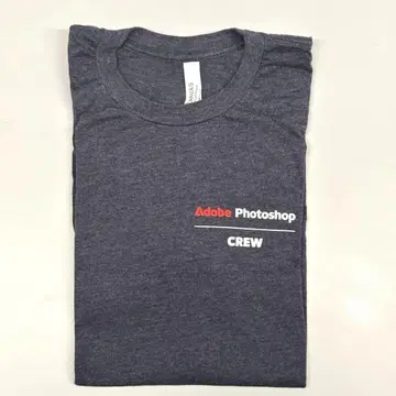 Adobe Photoshop CREW 티셔츠 M 그레이