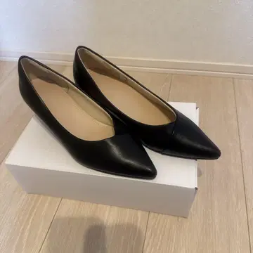 플라스테 블랙 펌프스 23.0cm